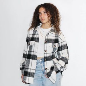 Cassandra Plaid Jacket Woman Sizes*